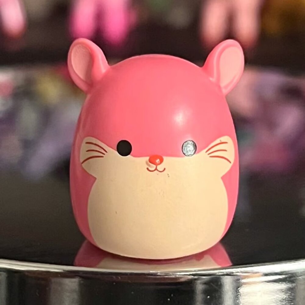 Charlice the Pink Chinchilla 1" Squish A Long Squishmallow Figure